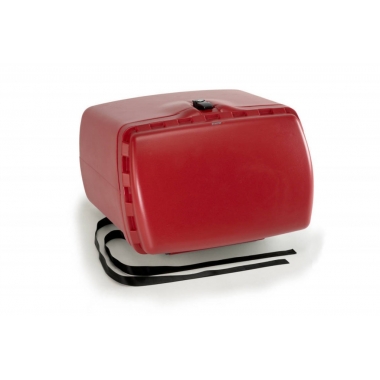 Centrinė dėžė PUIG MAXI BOX, raudonos spalvos without lock and fasten with included straps
