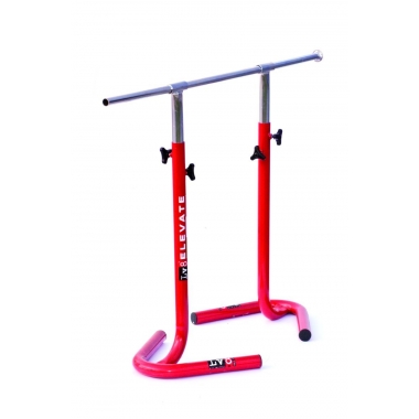 Central stand LV8 RACING PAREDZĒTS frame with steel tube rod H-67-102 cm