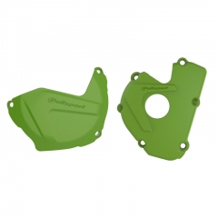 Clutch and ignition cover protector kit POLISPORT, žalios spalvos