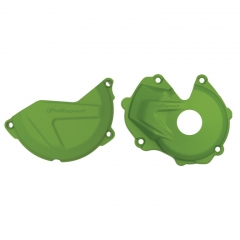 Clutch and ignition cover protector kit POLISPORT, žalios spalvos