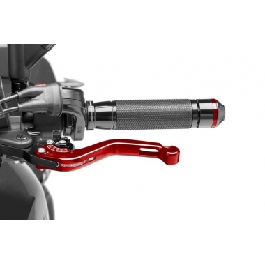 Clutch lever without adapter PUIG, trumpas red/black