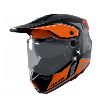 Dualsport helmet AXXIS WOLF DS roadrunner b4 matt fluor orange, L dydžio