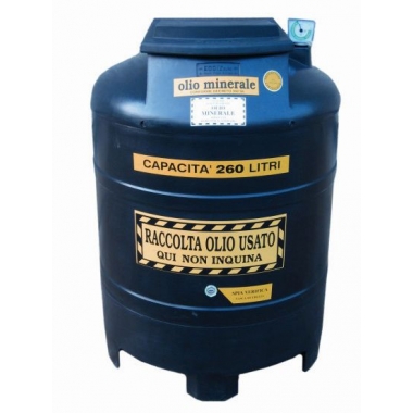 Exhaust oil recovery and stocking tank LV8 300l