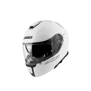 FLIP UP helmet AXXIS GECKO SV ABS solid white gloss, M dydžio