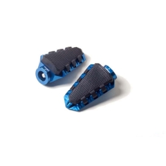 Footpegs without ADAPTERI PUIG TRAIL, ZILĀ KRĀSĀ with rubber