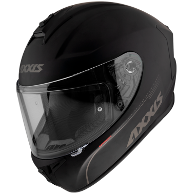 FULL FACE helmet AXXIS DRAKEN ABS solid black matt, S dydžio