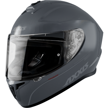 FULL FACE helmet AXXIS DRAKEN ABS solid grey matt, S dydžio