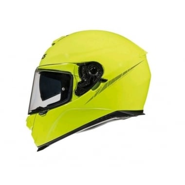 FULL FACE helmet AXXIS EAGLE SV ABS solid fluor yellow gloss, L dydžio