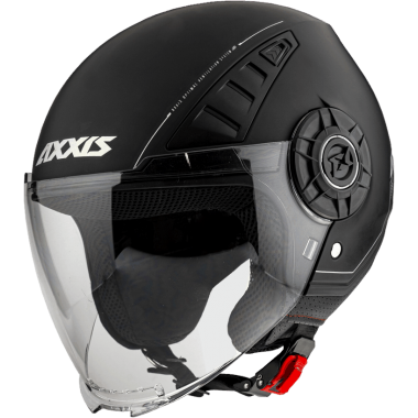 JET helmet AXXIS METRO ABS solid black matt, L dydžio