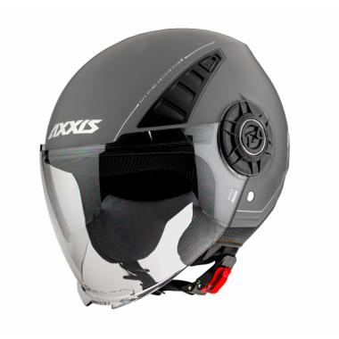 JET helmet AXXIS METRO ABS solid titanium matt, XL dydžio