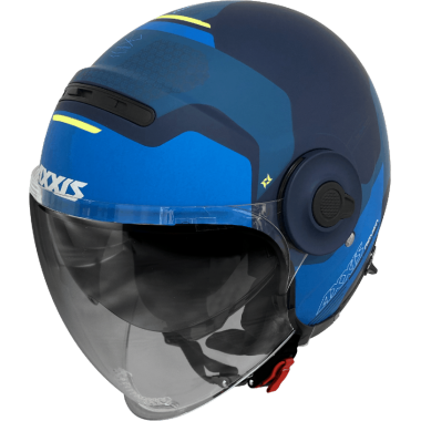 JET helmet AXXIS RAVEN SV ABS cypher blue matt, XL dydžio