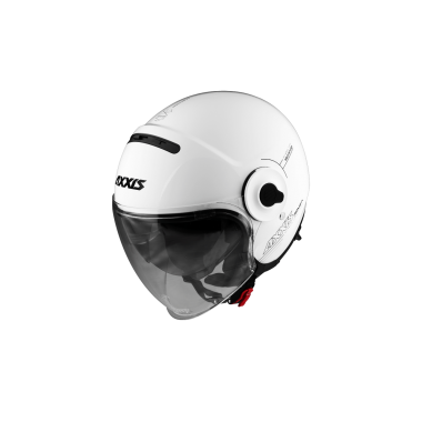JET helmet AXXIS RAVEN SV ABS solid white gloss, S dydžio