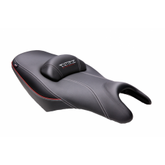 Komfortiška sėdynė SHAD SHY0T5329H heated black/red, grey seams