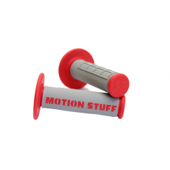 Motocross supersoft grip MOTION STUFF Grey/Red