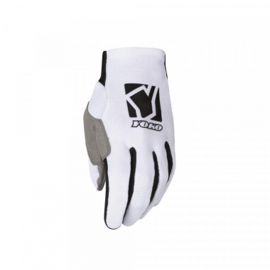 MX gloves YOKO SCRAMBLE white / black 10