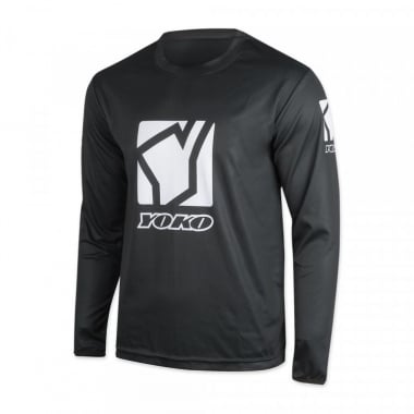 MX jersey YOKO SCRAMBLE black / white, L dydžio