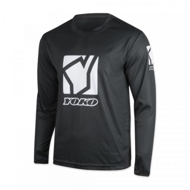 MX jersey YOKO SCRAMBLE black / white, XL dydžio