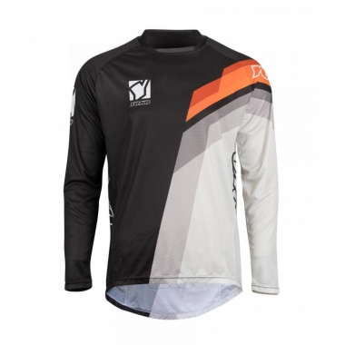 MX jersey YOKO VIILEE black / white / orange, XXXL dydžio
