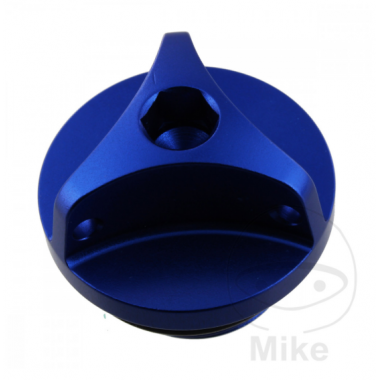Oil filler cap PRO BOLT aluminium, mėlynos spalvos