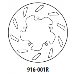 Stabdžių diskas GOLDFREN 916-001R galinis 175 mm