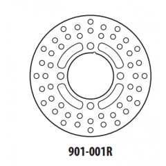 Stabdžių diskas GOLDFREN 901-001R galinis 190,7 mm