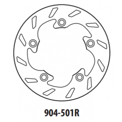 Stabdžių diskas GOLDFREN 904-501R galinis 210 mm