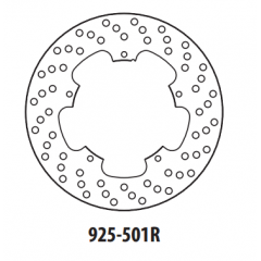 Stabdžių diskas GOLDFREN 925-501R galinis 240 mm