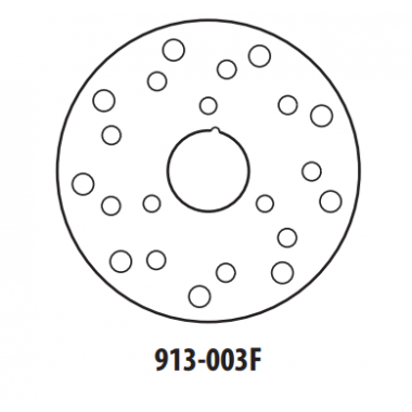 Stabdžių diskas GOLDFREN priekinių 154 mm
