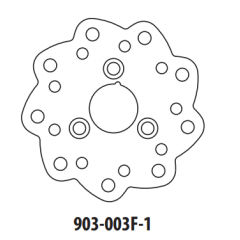 Stabdžių diskas GOLDFREN 903-003F-1 priekinių 155 mm