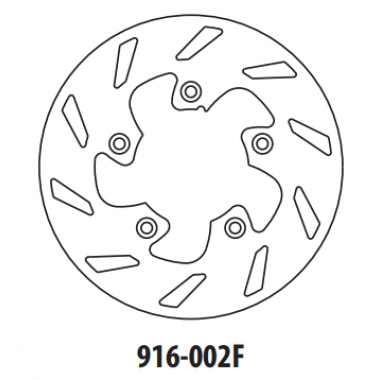 BREMŽU diskas GOLDFREN priekinių 173,5 mm