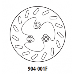 Stabdžių diskas GOLDFREN 904-001F priekinių 180 mm