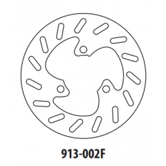 Stabdžių diskas GOLDFREN 913-002F priekinių 190 mm