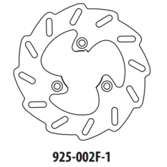 Stabdžių diskas GOLDFREN 925-002F-1 priekinių 190 mm
