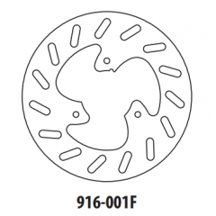 Stabdžių diskas GOLDFREN 916-001F priekinių 190 mm