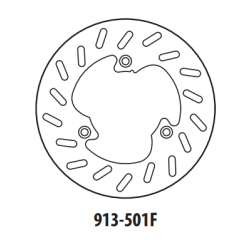Stabdžių diskas GOLDFREN 913-501F priekinių 218 mm