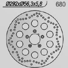 Stabdžių diskas NG 680