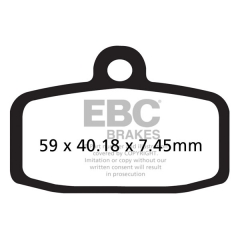 Stabdžių trinkelės EBC FA612TT