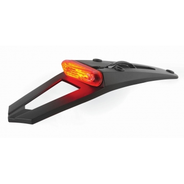 Tail Light for rear fender POLISPORT RS LED 12V 1,1/0,2W LED lamp, juodos spalvos