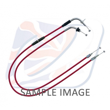 Throttle cables (pair) Venhill featherlight , SARKANĀ KRĀSĀ