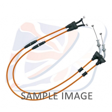 Throttle cables (pair) Venhill featherlight, ORANŽSs spalvos