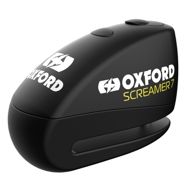 Motociklo apsaugai Oxford Screamer7 Alarm Disc Lock Black/Black
