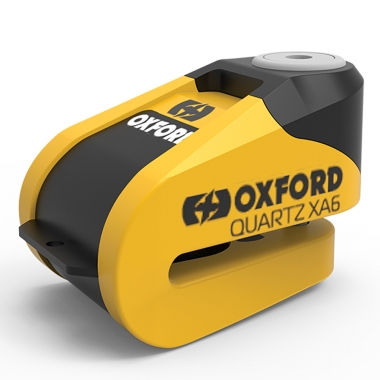 Motociklo apsaugai Oxford Quartz XA6 Disc Lock Yellow/Black