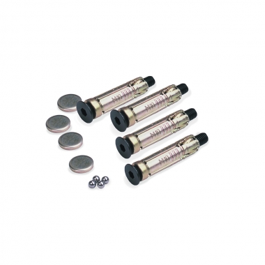 Motociklo apsaugai Oxford Pack of 4 Ground Plugs,Bolts,6mm Ball Bearings & Caps for AnchorForce