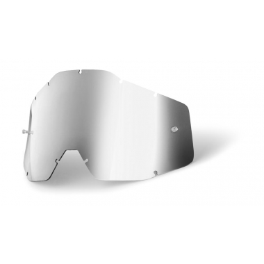 MX GOGGLE LENS 100% YOUTH SILVER MIRROR