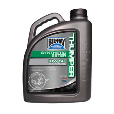 MOTOREĻĻA Bel-Ray THUMPER RACING WORKS SYNTHETIC ESTER 4T 10W-50 4 l