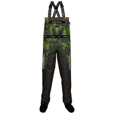 SHOES WITH SOCKS FINNTRAIL WADERS AQUAMASTER GREEN