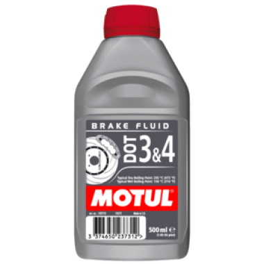 Cинтетическое тормозная жидкость MOTUL DOT 3&4 BRAKE FLUID 500ml