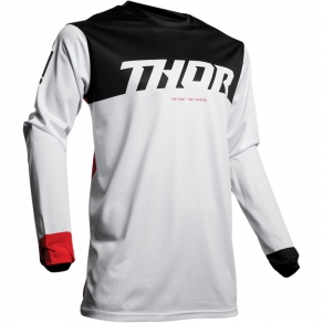 MX KREKLS THOR PULSE AIR FACTOR WHITE/RED JERSEY