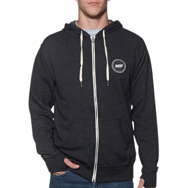 THOR WINNERS CIRCLE CHARCOAL/HEATHER ZIP-UP PULLOVER